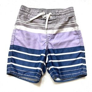 ⭐️ 5 for $25 Old Navy Swim Shorts with Pocket Navy Purple White Stripes XS (5)
